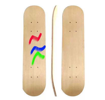 Kids Blank Unpainted Wooden DIY Art Painting Skateboard 43 cm