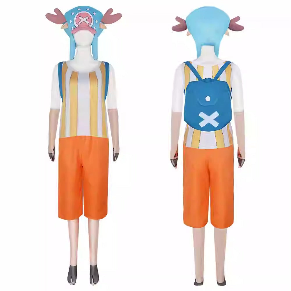 Cosplay One Piece Tony Tony Chopper  Costume Set XS-3XL Adult
