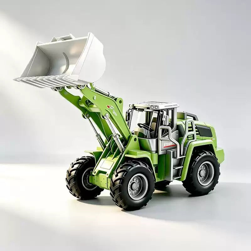 Collectables Diecast Construction Multifunctional Inertia Bulldozer Front Loader 20 x 8.5 x 7.5 cm