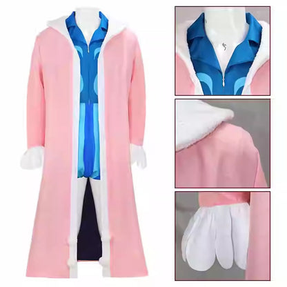 Cosplay One Piece Mr.2 Bon Kurei Bentham Costume Set S-2XL Unisex Adult