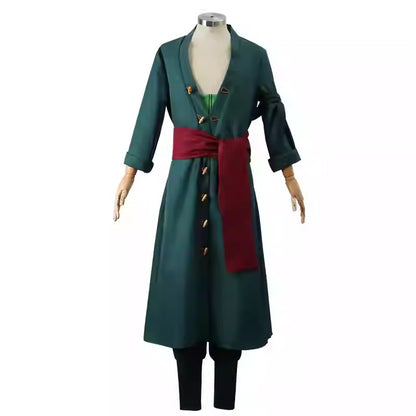 Cosplay One Piece Roronoa Zoro Costume Set XS-3XL Unisex Adult