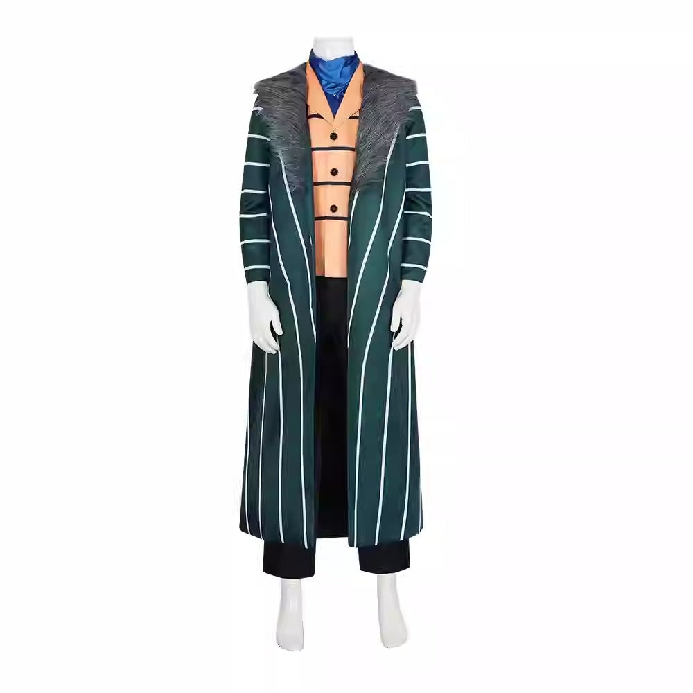 Cosplay One Piece Seven Warlords of the Sea Sir Crocodile Costume Set S-3XL Adult