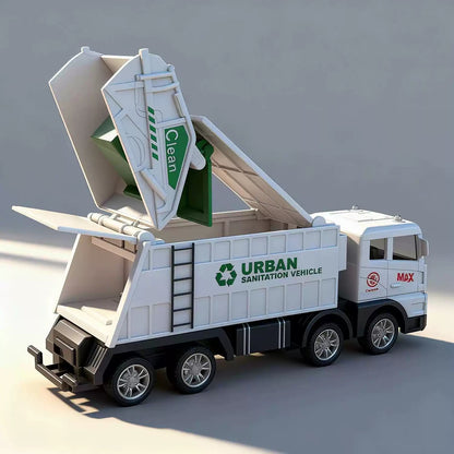 Collectables Urban Sanitation Vehicle Garbage Truck Set
