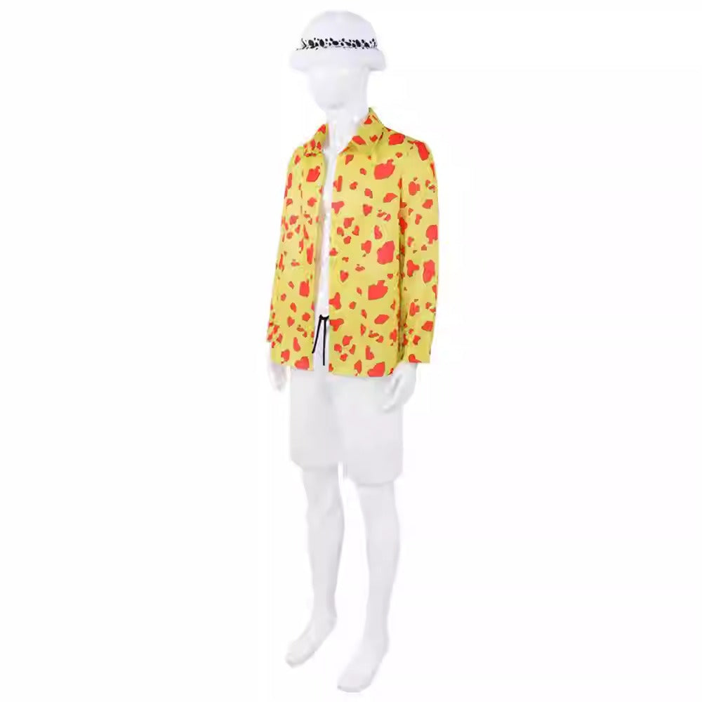 Cosplay One Piece Trafalgar D. Water Law Costume Set XS-3XL Adult