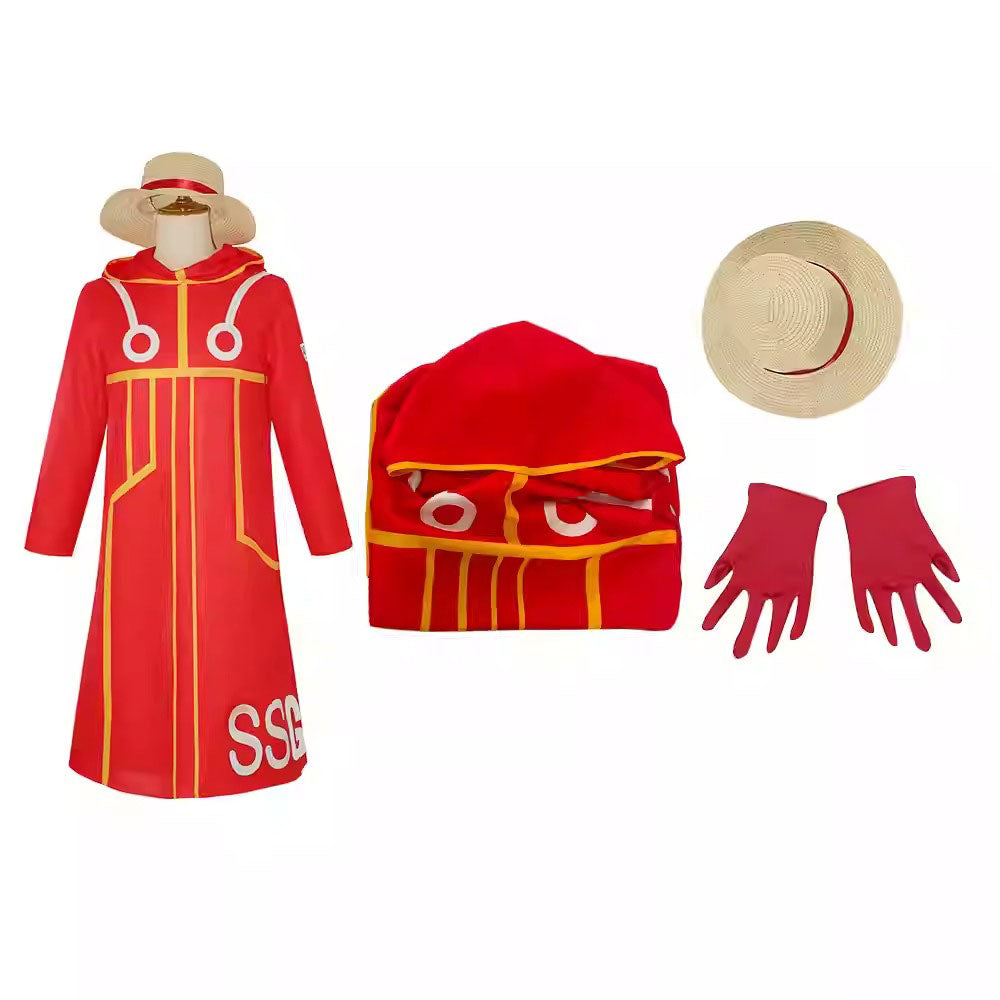 Cosplay One Piece Egghead Island Arc Monkey D. Luffy Costume Set S-2XL Adult