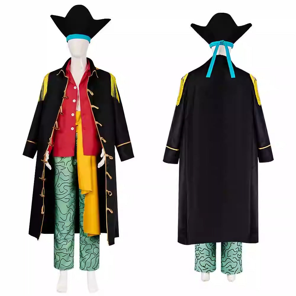 Cosplay One Piece Marshall D. Teach Blackbeard Costume Set XS-3XL Adult