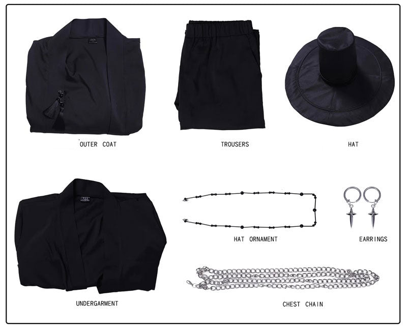 Cosplay K-Pop Demon Hunters Saja Boys Costume Set S-3XL Unisex Adult & Kids