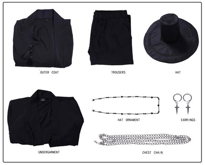 Cosplay K-Pop Demon Hunters Saja Boys Costume Set S-3XL Unisex Adult & Kids