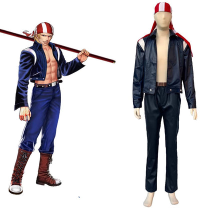 Cosplay The King Of Fighters KOF Billy Kane Costume Set XS-3XL Adult / Kids