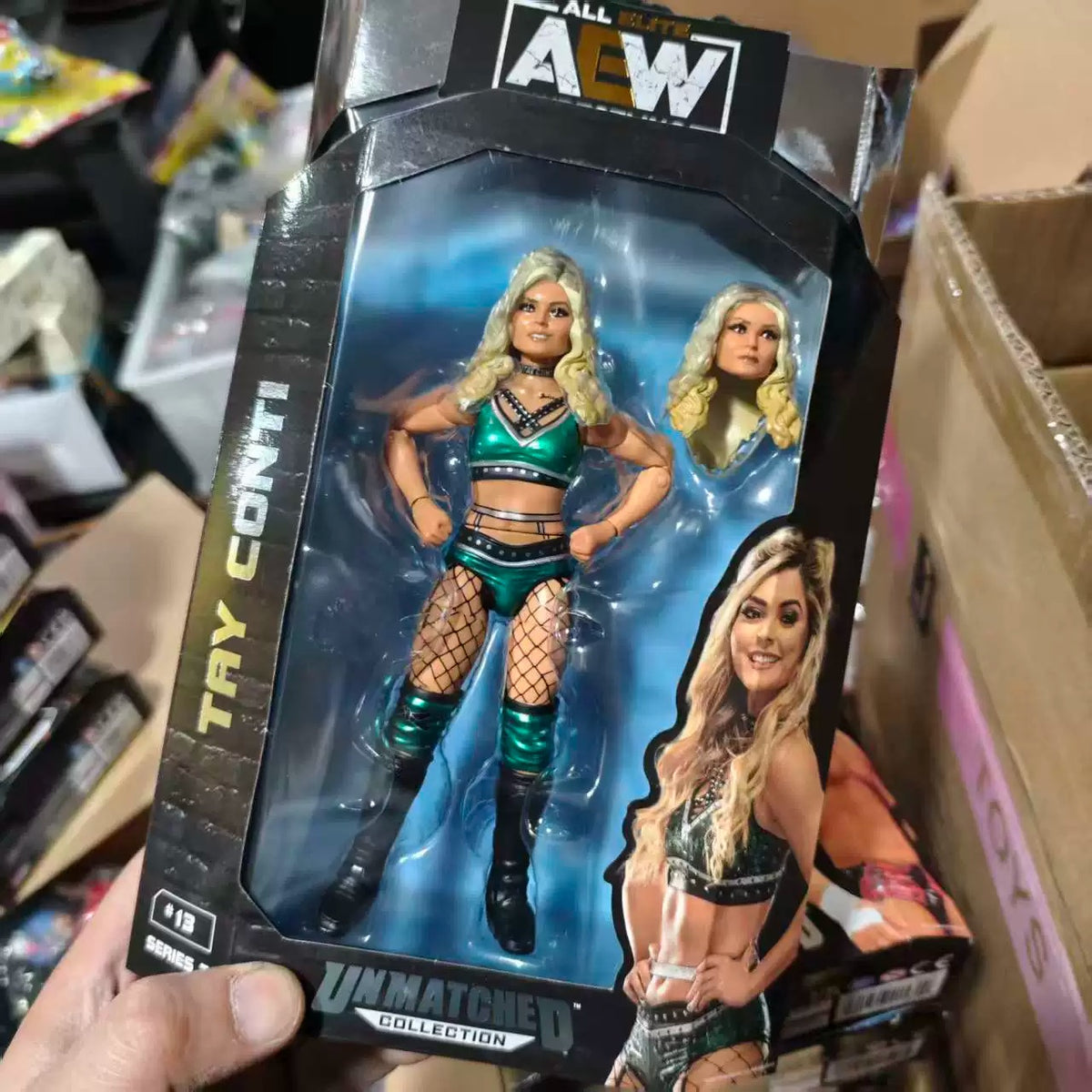 Jazwares AEW Unrivaled Series 2 collection Tay Conti #13 Action Figure 15 cm