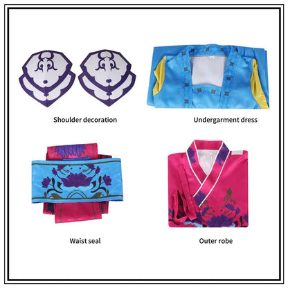 Cosplay K-Pop Demon Hunters Celine Costume Set S-2XL Adult