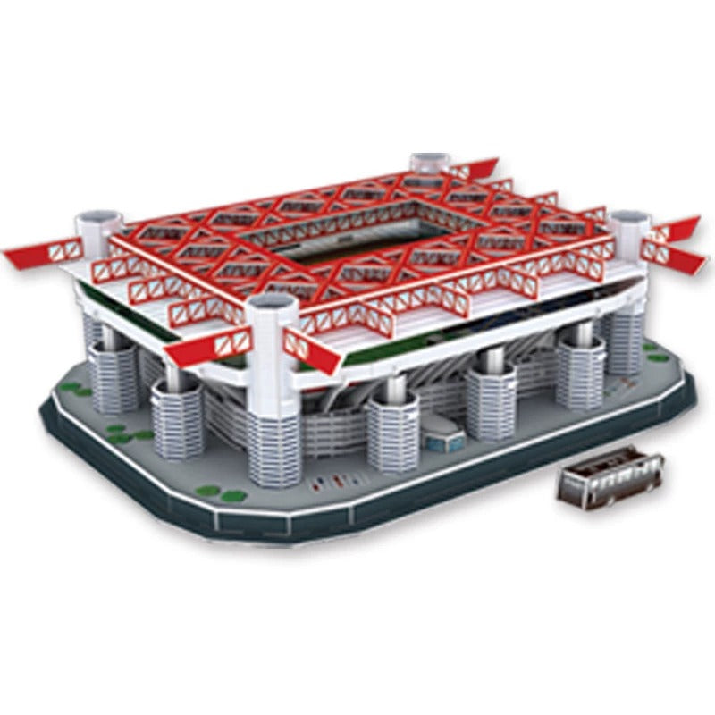3D PUZZLE SAN SIRO STADIUM DIY SELF MODEL WITH FREE LIGHT