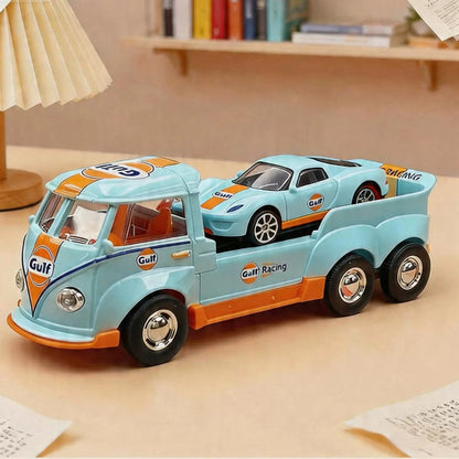 Collectables Diecast Gulf Racing Volkswagen T1 Bus & Sport Car Set