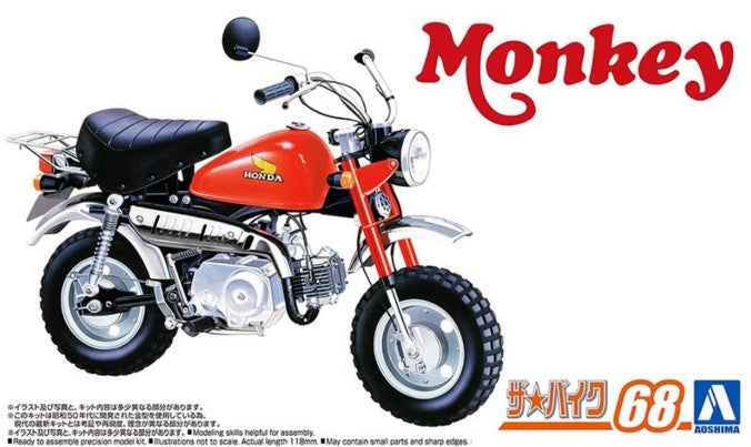Aoshima No. 68 Honda Z50J-1 Monkey '78 1:12 Model Kit