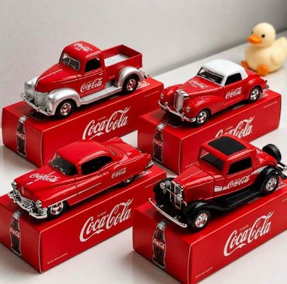 Collectables Diecast Coca-Cola Classic Cars Set 7cm Pull Back
