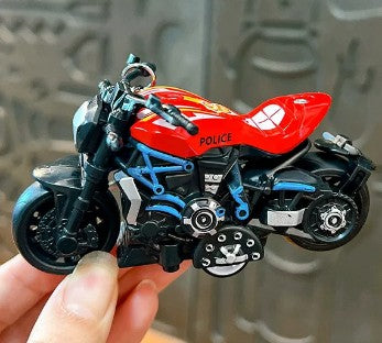Miniature Street Sports Bikes Motorcycle Pull-Back Toys Keychain Gifts 4 Colours