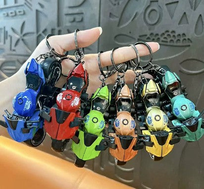 Miniature Superbikes Motorcycle Pull-Back Toys Keychain Gifts 6 Colours