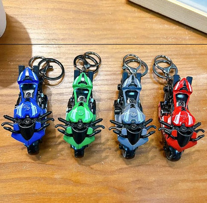 Miniature Sakura Speed V2 Sports Bikes Motorcycle Pull-Back Toys Keychain Gifts 4 Colours