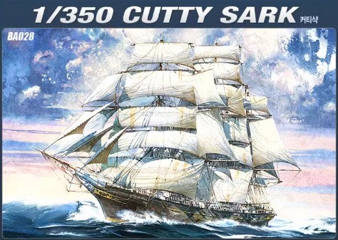 Collectable Academy Cutty Sark Sailboat 1:350 Model Kits