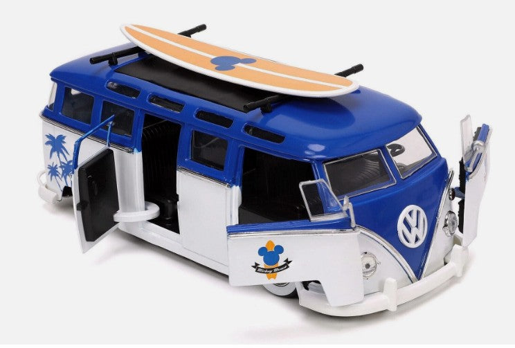 Collectables Diecast Jada Disney Mickey And Friends Micky Mouse & Volkswagen T1 Bus 1:24