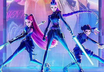 Cosplay K-Pop Demon Hunters Zoey Costume Set S-2XL Adult