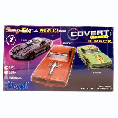 Collectable Revell 1/32 Covert 3 Pack '78 Corvette/'68 GTO/'69 Camaro